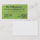 名刺 - 花粉媒介者 (正面/裏面)