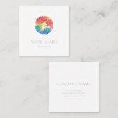 名刺:虹曼荼羅+ OHM  スクエア名刺 (正面/裏面)