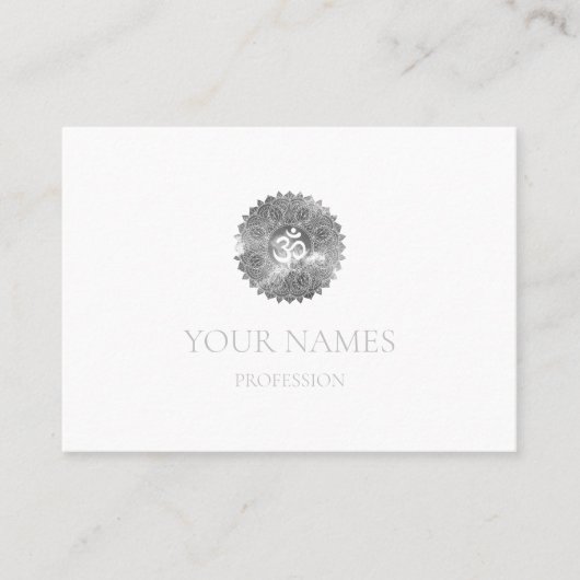 名刺:虹曼荼羅+ OHM  名刺 (正面)