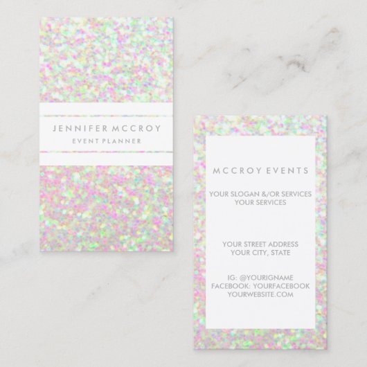 名刺 – 虹色のビジネス (正面/裏面)