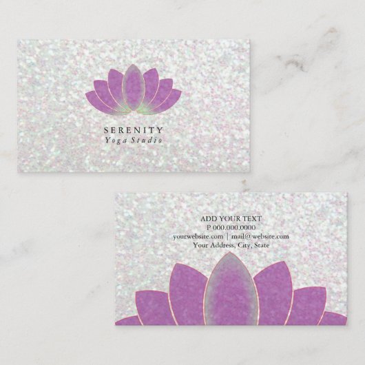 名刺-虹色はす 名刺 (正面/裏面)