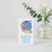 名刺-蝶ポップアート 名刺 (スタンド正面)