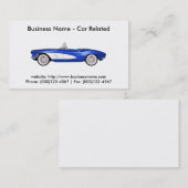 名刺：車車の/ 名刺 (正面/裏面)