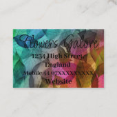 名刺 – 透明葉デザイン2 (裏面)