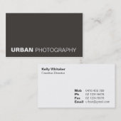 名刺>都市写真撮影[木炭] 名刺 (正面/裏面)