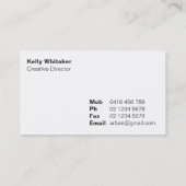 名刺>都市写真撮影[木炭] 名刺 (裏面)