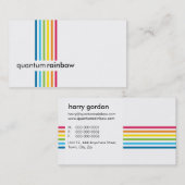 名刺：：雨垂れストライプ1 名刺 (正面/裏面)