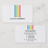 名刺::雨垂れストライプ1 名刺 (正面/裏面)