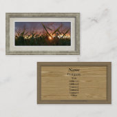 名刺-額縁のスタイル01 名刺 (正面/裏面)