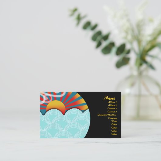 名刺、風水、仏 名刺 (スタンド正面)