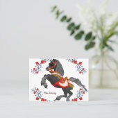 名刺、馬トレーニング 名刺 (スタンド正面)