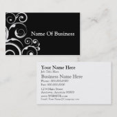 名刺(黒) 名刺 (正面/裏面)