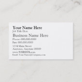 名刺(黒) 名刺 (裏面)