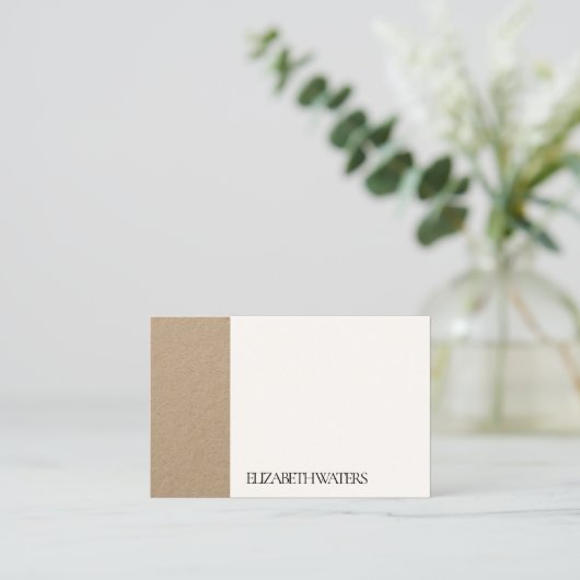 名刺:黒+白 名刺 (スタンド正面)