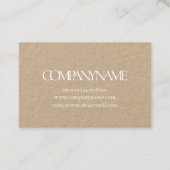 名刺:黒+白 名刺 (裏面)