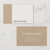 名刺:黒+白 名刺 (正面/裏面)