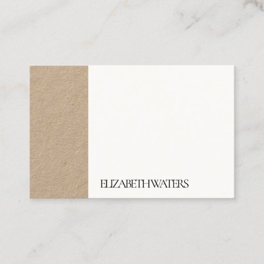 名刺:黒+白 名刺 (正面)