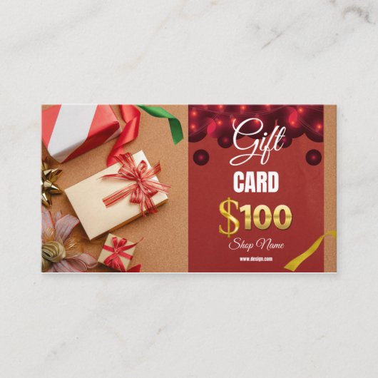 名刺$100 名刺 (正面)