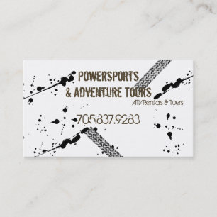 名刺- ATV 4 Wheeler Adventures Mud Tire 名刺