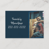 名刺、Barbershop名刺 名刺 (裏面)