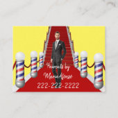 名刺、Barbershop名刺 名刺 (正面)