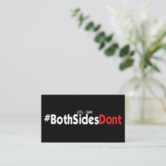 名刺- #BothSidesDont 名刺 (スタンド正面)