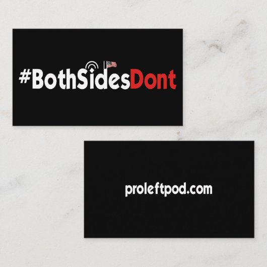 名刺- #BothSidesDont 名刺 (正面/裏面)