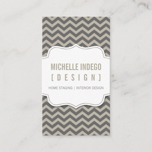 名刺:: chevron3 9P 名刺 (正面)