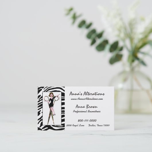 名刺「Diva of Seamstress」 名刺 (スタンド正面)