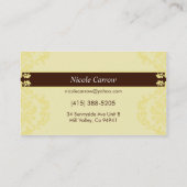 名刺:: finesse - Nicole 名刺 (裏面)