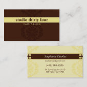 名刺:: finesse - Stephanie 名刺 (正面/裏面)