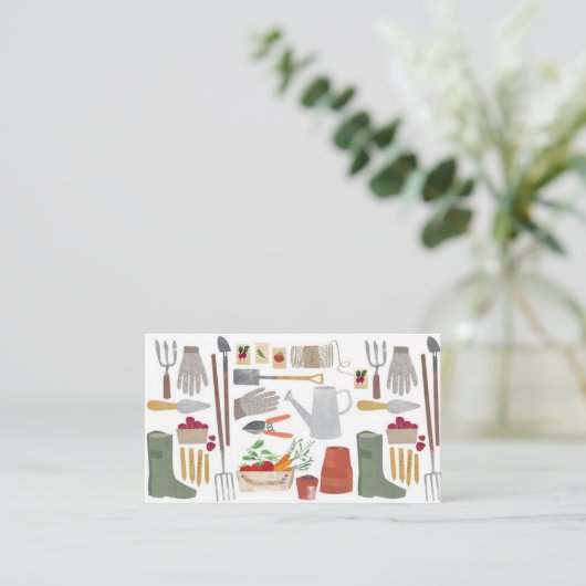 名刺 – Garden Toolsデザイン (スタンド正面)