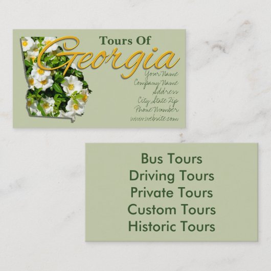 名刺 – GEORGIA (正面/裏面)