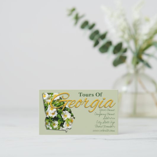 名刺 – GEORGIA (スタンド正面)