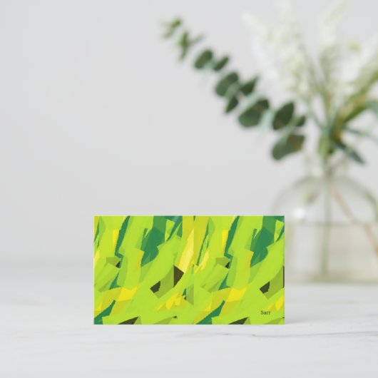 名刺： Greenery 名刺 (スタンド正面)