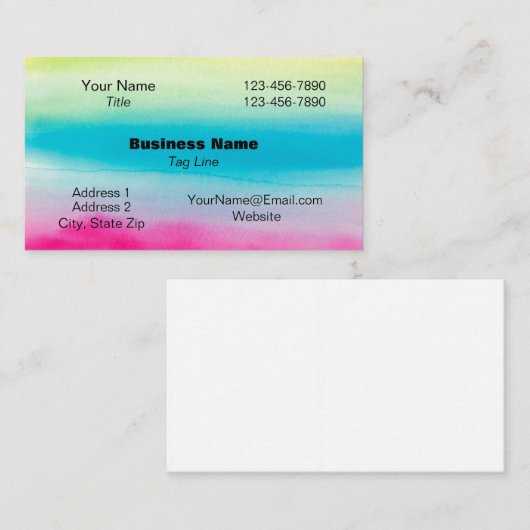 名刺 – HAMbyWG (正面/裏面)