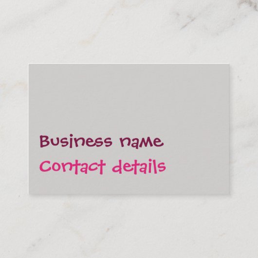 名刺 – Homebaked Cupcake's & Cookie (裏面)