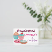 名刺 – Homebaked Cupcake's & Cookie 2 (スタンド正面)
