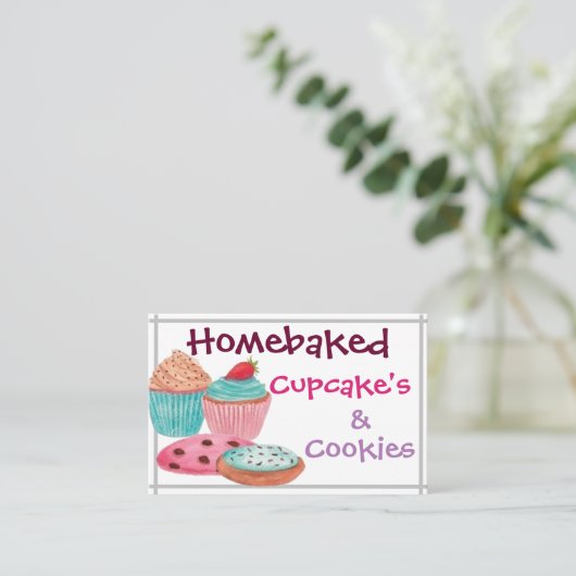 名刺 – Homebaked Cupcake's & Cookie 2 (スタンド正面)
