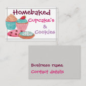 名刺 – Homebaked Cupcake's & Cookie 2 (正面/裏面)