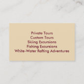 名刺 – IDAHO (裏面)