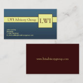 名刺- LWIのおあつらえ 名刺 (正面/裏面)