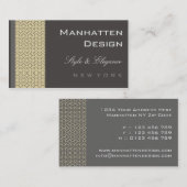 名刺> manhatten [木炭] 名刺 (正面/裏面)