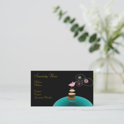 名刺、Serenity Now 名刺 (スタンド正面)