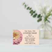 名刺 – Sherbet《植物》百日草 (スタンド正面)