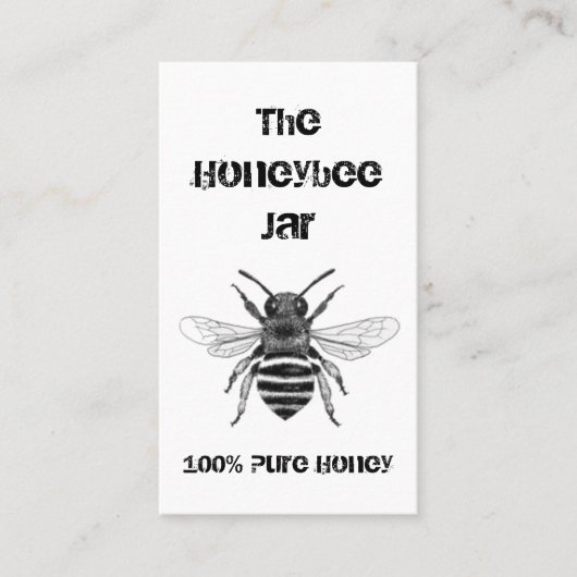 名刺 – The Honeybee Jar (正面)