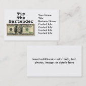 名刺- TIPバーテンダー! 名刺 (正面/裏面)