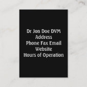 名刺(VET IV) 名刺 (裏面)