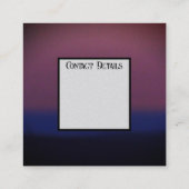 名刺ART&デザインスタイル スクエア名刺 (裏面)