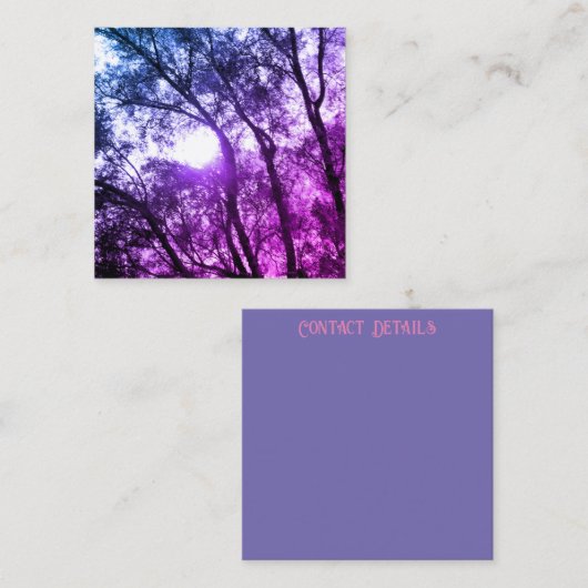 名刺ART&デザインスタイル スクエア名刺 (正面/裏面)